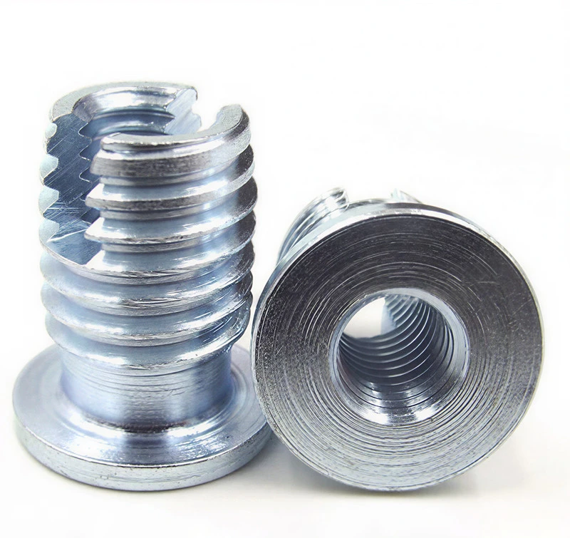 carbon steel self tapping inserts with flange carbon steel self tapping inserts with flange